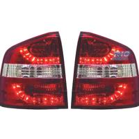 FANALI SKODA OCTAVIA KOMBI 05-13 LED ROSSO CROMATO