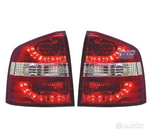 FANALI SKODA OCTAVIA KOMBI 05-13 LED ROSSO CROMATO