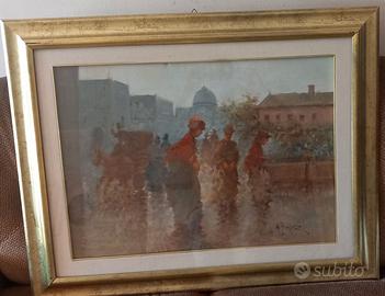 F. Pecoraro - quadro oio su tela