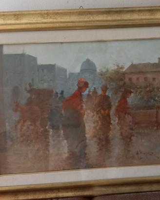F. Pecoraro - quadro oio su tela