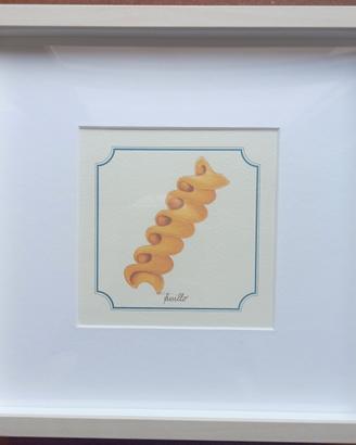 stampe Pasta singola in cornice 23x23 