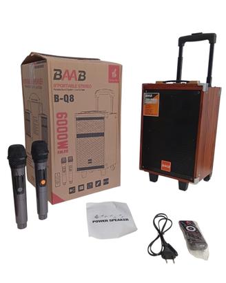 Cassa bluetooth portatile karaoke 6000 watt pmpo 