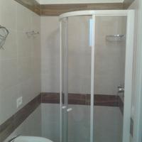 Box doccia vetro piatto doccia ceramica bagno cm70