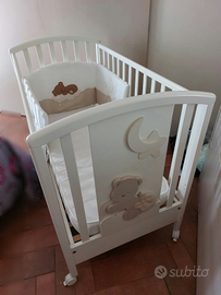 Lettino - culla Mibb Babi Bianco Sabbia