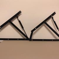 Sistema sollevamento letto con pistoni a gas