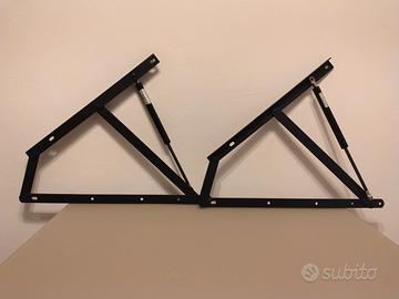 Sistema sollevamento letto con pistoni a gas