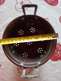 piccolo scolapasta in rame 