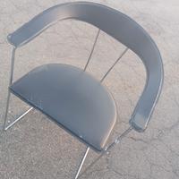 Sedia anni 80 design stile Arrben mod. Ursula 