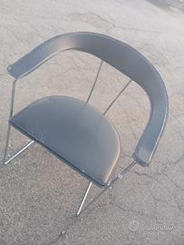 Sedia anni 80 design stile Arrben mod. Ursula 