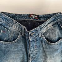 Jeans per moto con protezioni estraibili