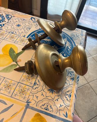 Pomelli ottone portone art deco’