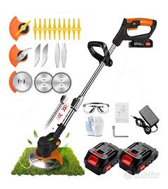 decespugliatore con 2 batterie nuovo