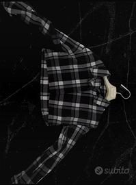 Camicia corta a quadri - bershka