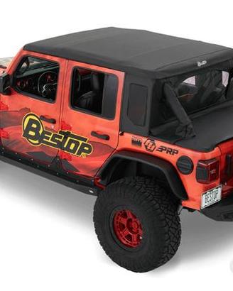 Bestop Trektop Halftop JEEP Wrangler JLU soft top
