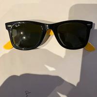 Rayban wayfarer RB2140 nero/giallo