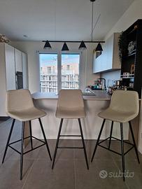 3 sgabelli alti  per bancone cucina