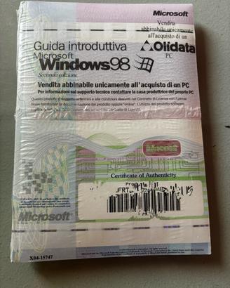 Microsoft Windows 98 originale italianoCDsigillato