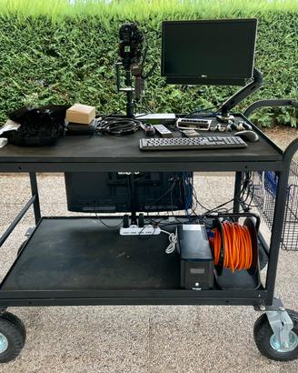Carrello Attrezzature Produzioni Foto Video