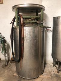 Cisterna acciaio completa