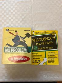 Libri photoshop e computer no problem vintage