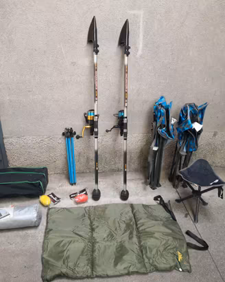 Kit pesca storione completo – 2 canne 700g + Penn