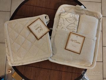 set strofinaccio e presine nuovo 