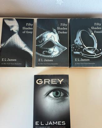 50 shades of grey saga in inglese