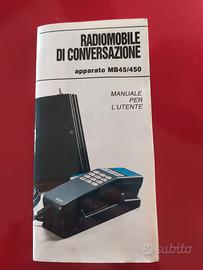 manuale d'uso telefono veicolare Italtel MB 45 S 