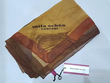 Foulard Mila Schön concept seta 100% nuovo