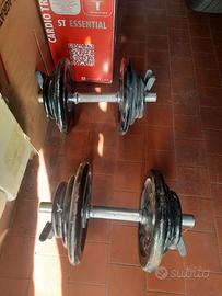 Kit Manubri Regolabili in Ghisa – Totale 36 kg