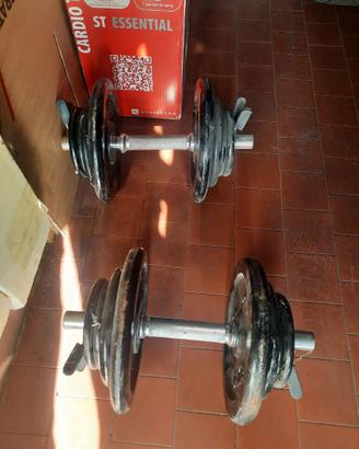 Kit Manubri Regolabili in Ghisa – Totale 36 kg