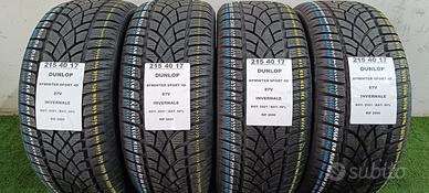 4 GOMME 215 40 17 DUNLOP INV RIF2996