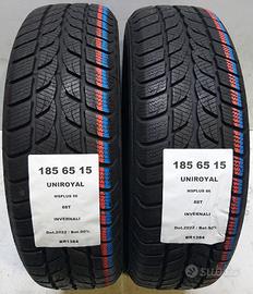 2 GOMME 185 65 15 UNIROYAL BR1384