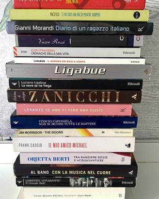 18 libri di cantanti e musica