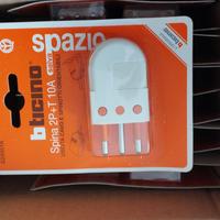 BTICINO S2495TA SPINA VOLANTE 2P + T 10A
