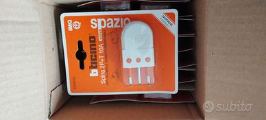 BTICINO S2495TA SPINA VOLANTE 2P + T 10A