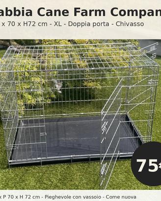 Gabbia / Kennel cane Farm Company 107x70xH72 - XL
