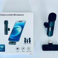 Microfono Lavalier Wireless per iPhone