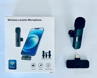 Microfono Lavalier Wireless per iPhone