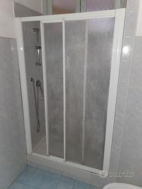 Porta doccia nicchia 120 (L 119 × H 185) acrilico