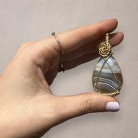 Ciondolo Agata Botswana