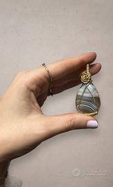 Ciondolo Agata Botswana