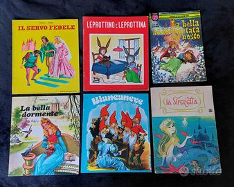 10 LIBRINI PER BAMBINI FAVOLE VINTAGE