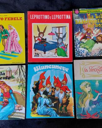 10 LIBRINI PER BAMBINI FAVOLE VINTAGE