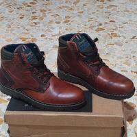 Stivaletti Wrangler in pelle e cuoio 