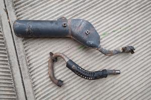 exhaust, marmitta, terminale Honda XLR 125