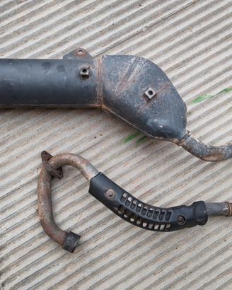 exhaust, marmitta, terminale Honda XLR 125