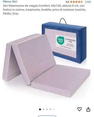 Materassino per lettino da viaggio