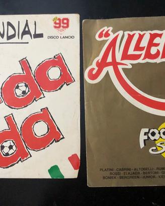 Dischi 45 giri All stars football e DaDaDA