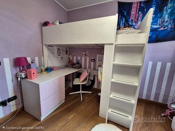 Letto a soppalco Smastad